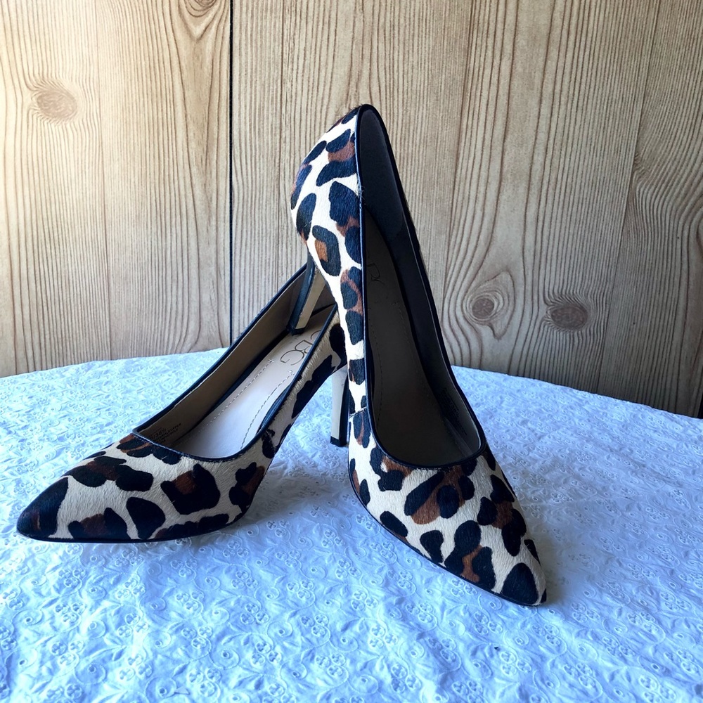 BCBG Paris Animal Print Heels size 8.5
